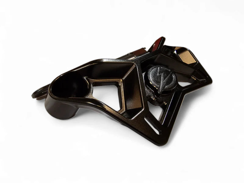 EOD 2017 TO CURRENT CAN-AM X3 MAVERICK UPPER SHOCK MOUNT BRACE WITH ADJUSTABLE LIGHT MOUNT BRACKET BLACK FINISH
