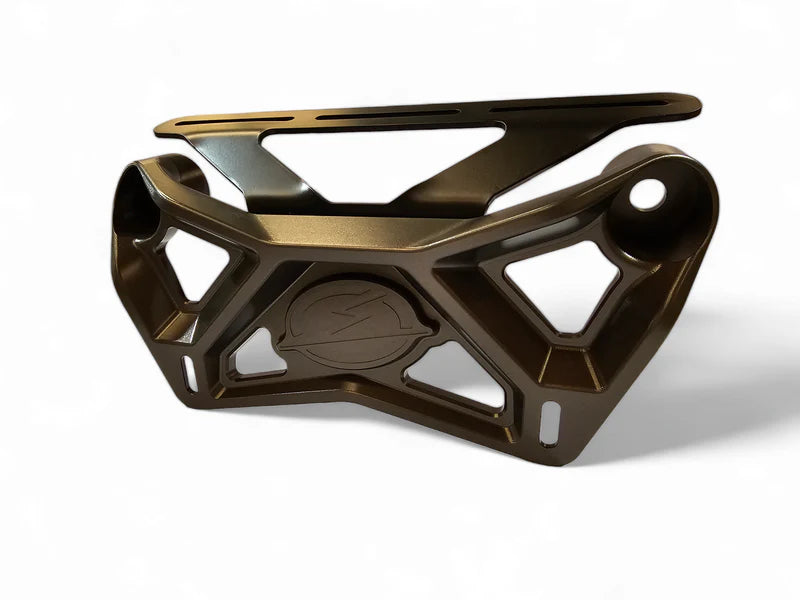 EOD 2017 TO CURRENT CAN-AM X3 MAVERICK UPPER SHOCK MOUNT BRACE WITH ADJUSTABLE LIGHT MOUNT BRACKET GUN METAL FINISH