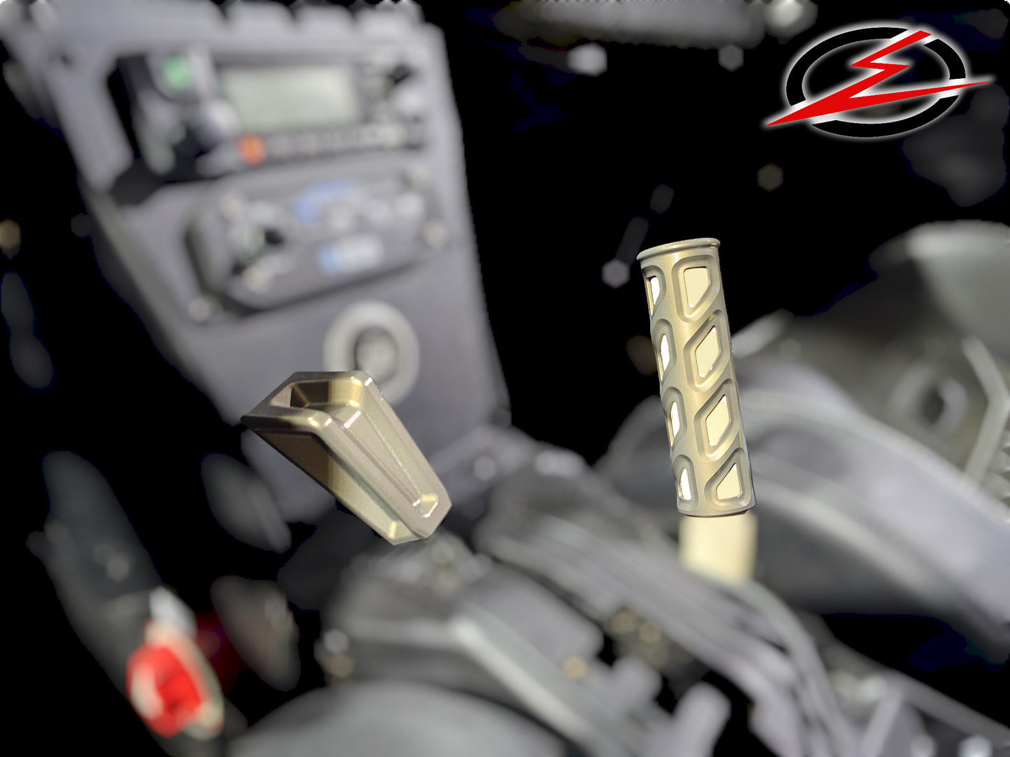 2017 TO CURRENT CAN-AM X3 MAVERICK EOD GRAB HANDLE ANODIZED GUN METAL FINISH
