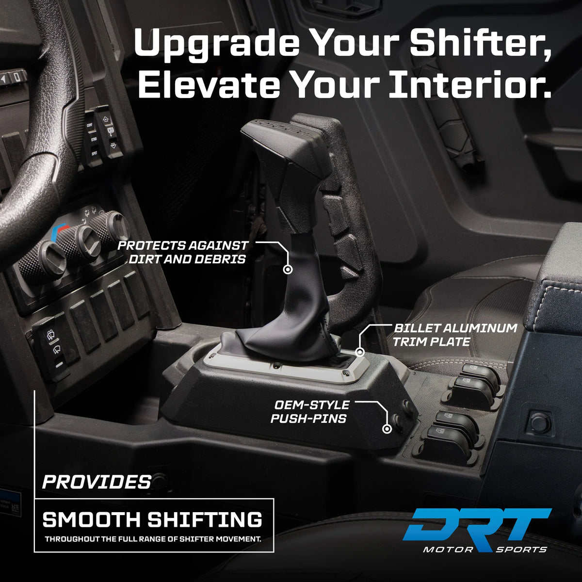 DRT Motorsports Shifter Boot / Bezel Kit for 2024+ XPEDITION ADV/XP