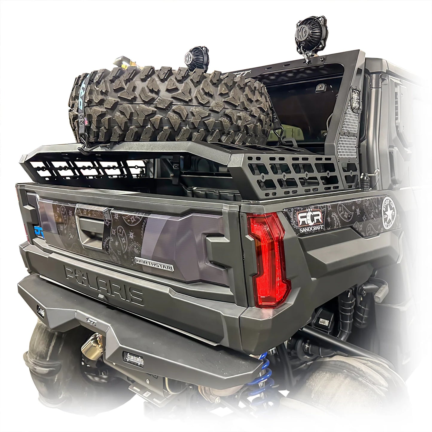 DRT 2024+ XPEDITION CHASE RACK / TIRE CARRIER SYSTEM