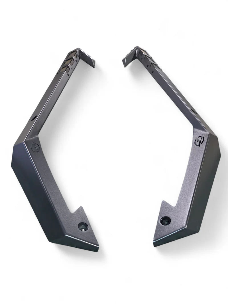 2020+ POLARIS RZR PRO XP, 2022+ PRO R/TURBO R, 2025+ PRO R/PRO S ROCK GUARDS (2 SEAT)