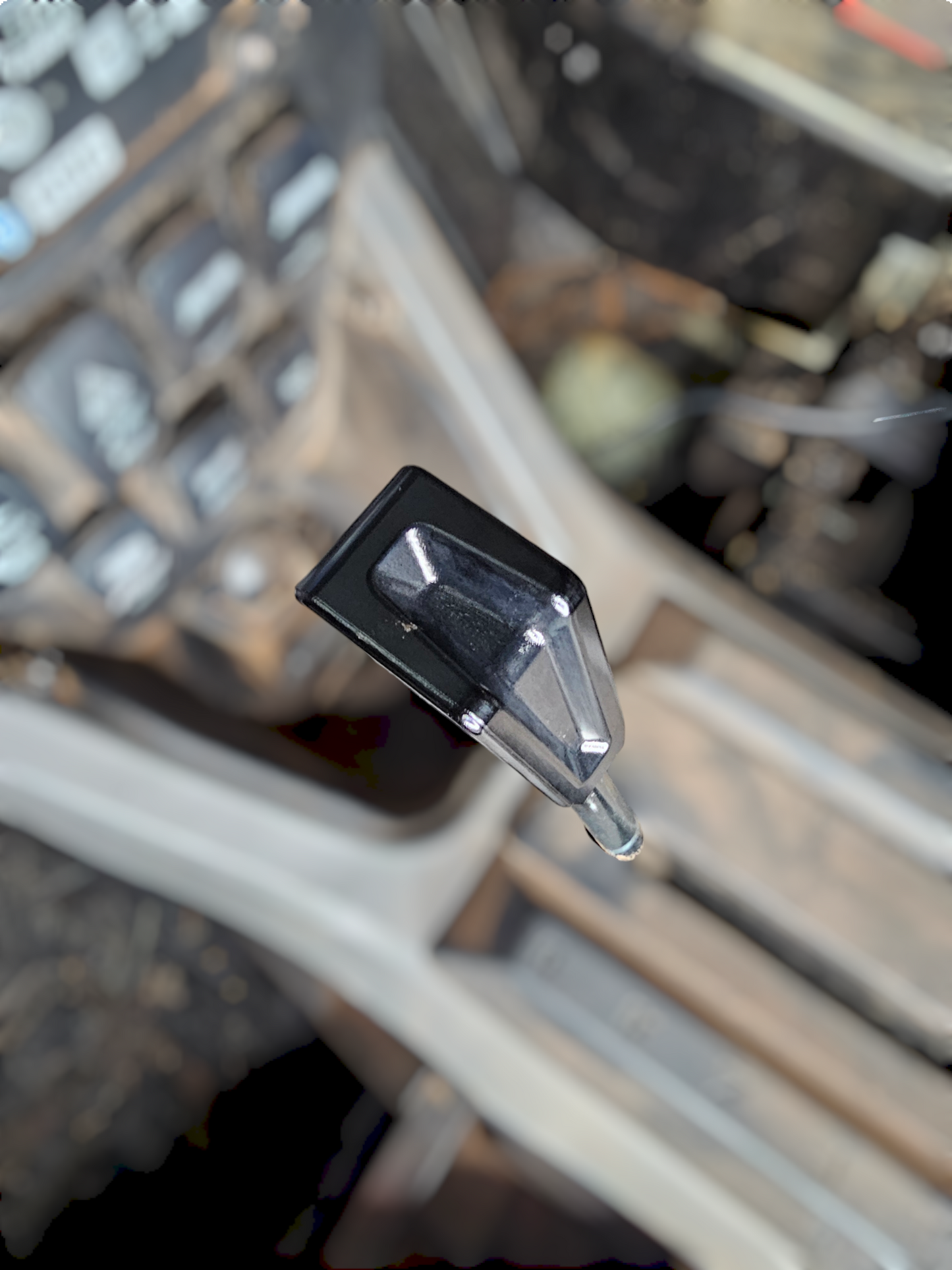 2020 TO CURRENT POLARIS RZR PRO R, PRO XP, TURBO R, and XPEDITION SHIFT KNOB ANODIZED BLACK FINISH