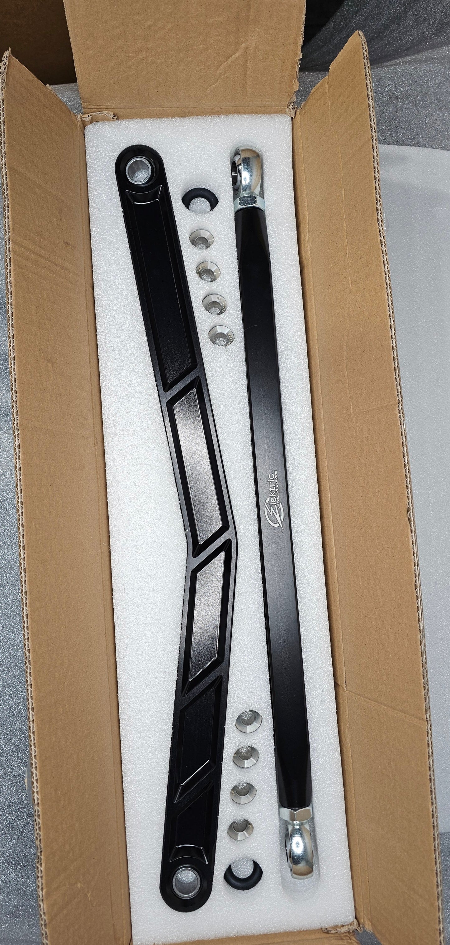 2020 TO CURRENT POLARIS RZR PRO XP RADIUS RODS IN BLACK FINISH