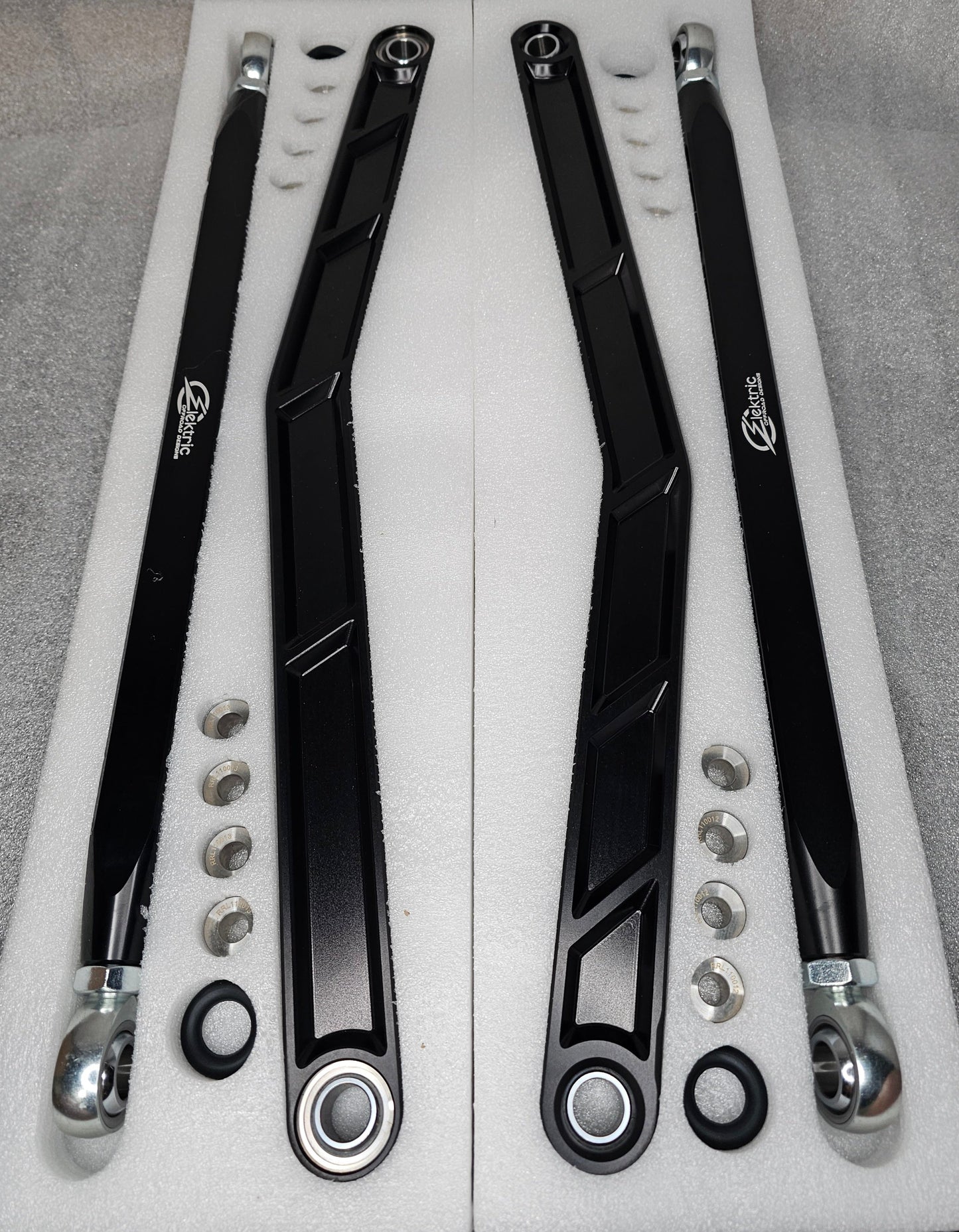 2020 TO CURRENT POLARIS RZR PRO XP RADIUS RODS IN BLACK FINISH