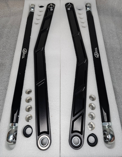 2020 TO CURRENT POLARIS RZR PRO XP RADIUS RODS IN BLACK FINISH