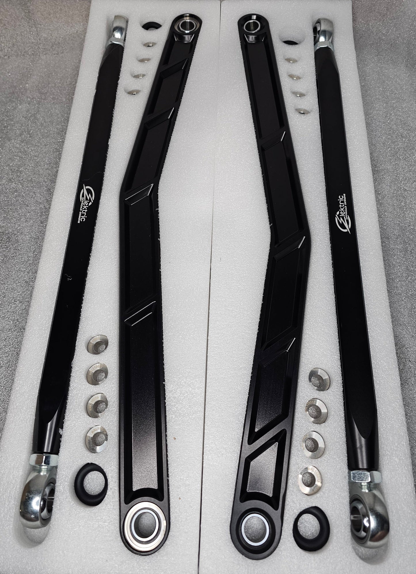 2020 TO CURRENT POLARIS RZR PRO XP RADIUS RODS IN BLACK FINISH