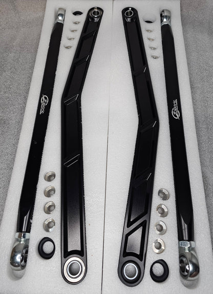 2020 TO CURRENT POLARIS RZR PRO XP RADIUS RODS IN BLACK FINISH