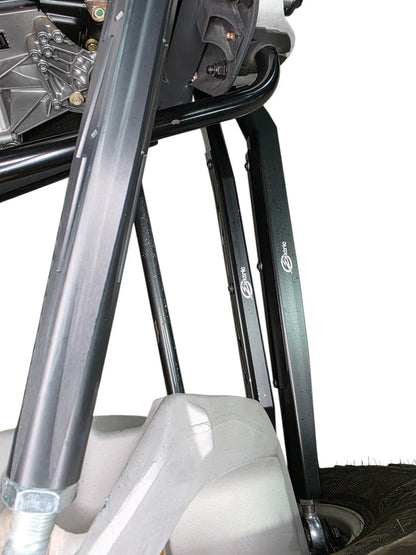 2024+ CAN-AM MAVERICK R HIGH CLEARANCE ADJUSTABLE RADIUS RODS (ANODIZED BLACK)