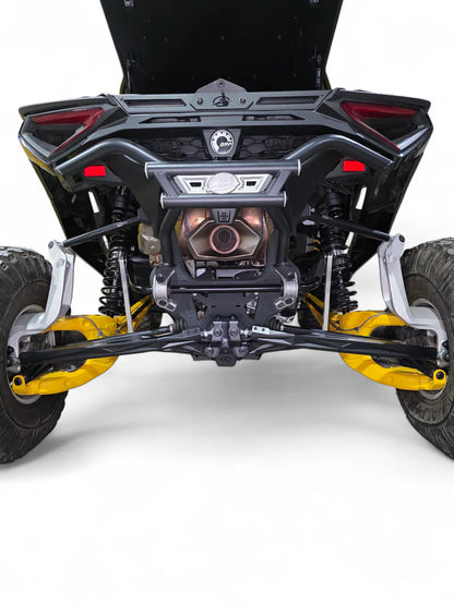 2024+ CAN-AM MAVERICK R HIGH CLEARANCE ADJUSTABLE RADIUS RODS (ANODIZED BLACK)