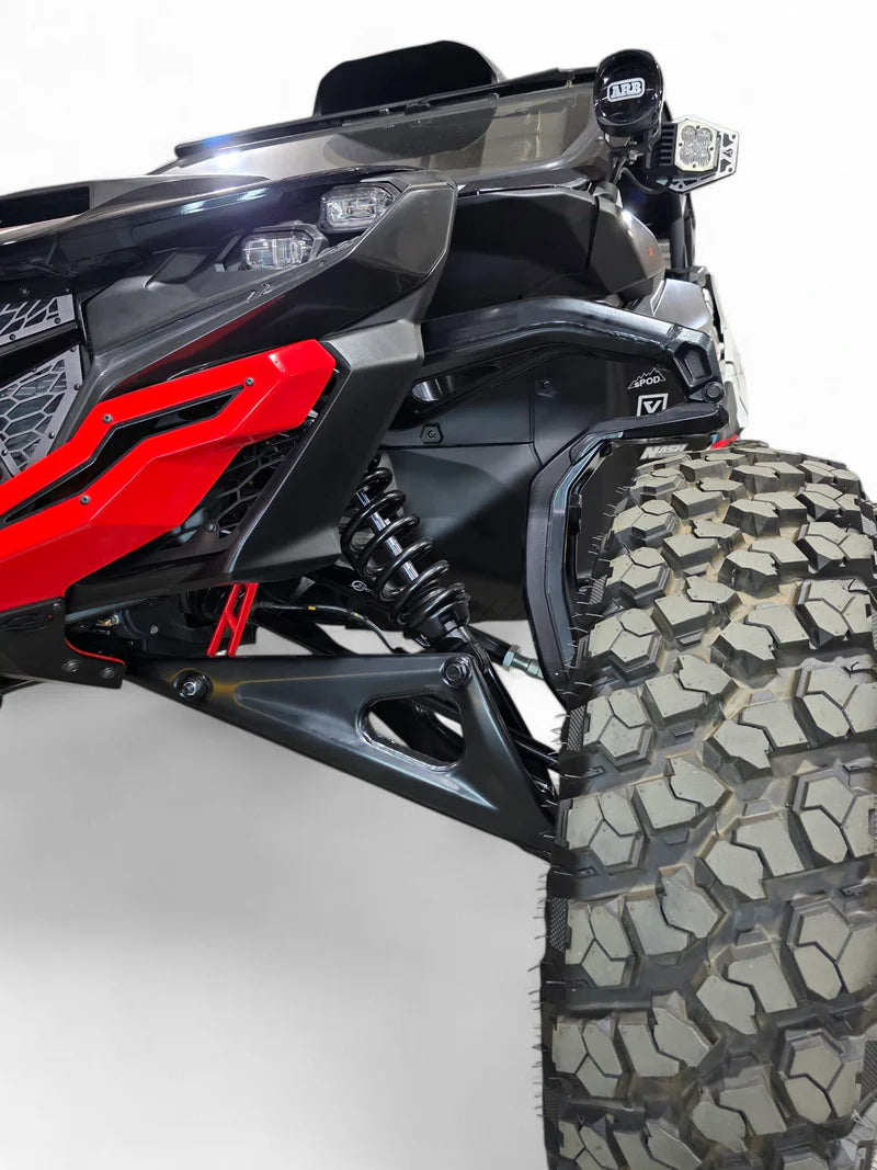 2024+ CAN-AM MAVERICK R BILLET TIE RODS ANODIZED BLACK