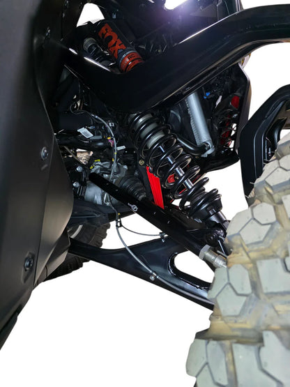 2024+ CAN-AM MAVERICK R BILLET TIE RODS ANODIZED BLACK