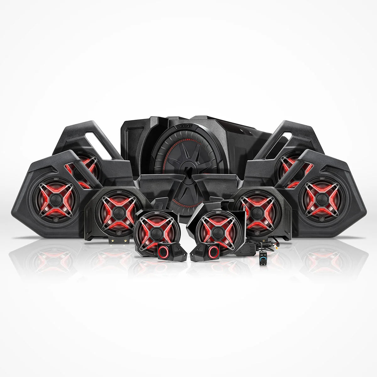 SSV Works UNPHASED-7 Plug & Play 11-Speaker Factory Audio Upgrade Kit - Polaris RZR Pro R (2026-2027) / Pro S / Pro XP (2027)