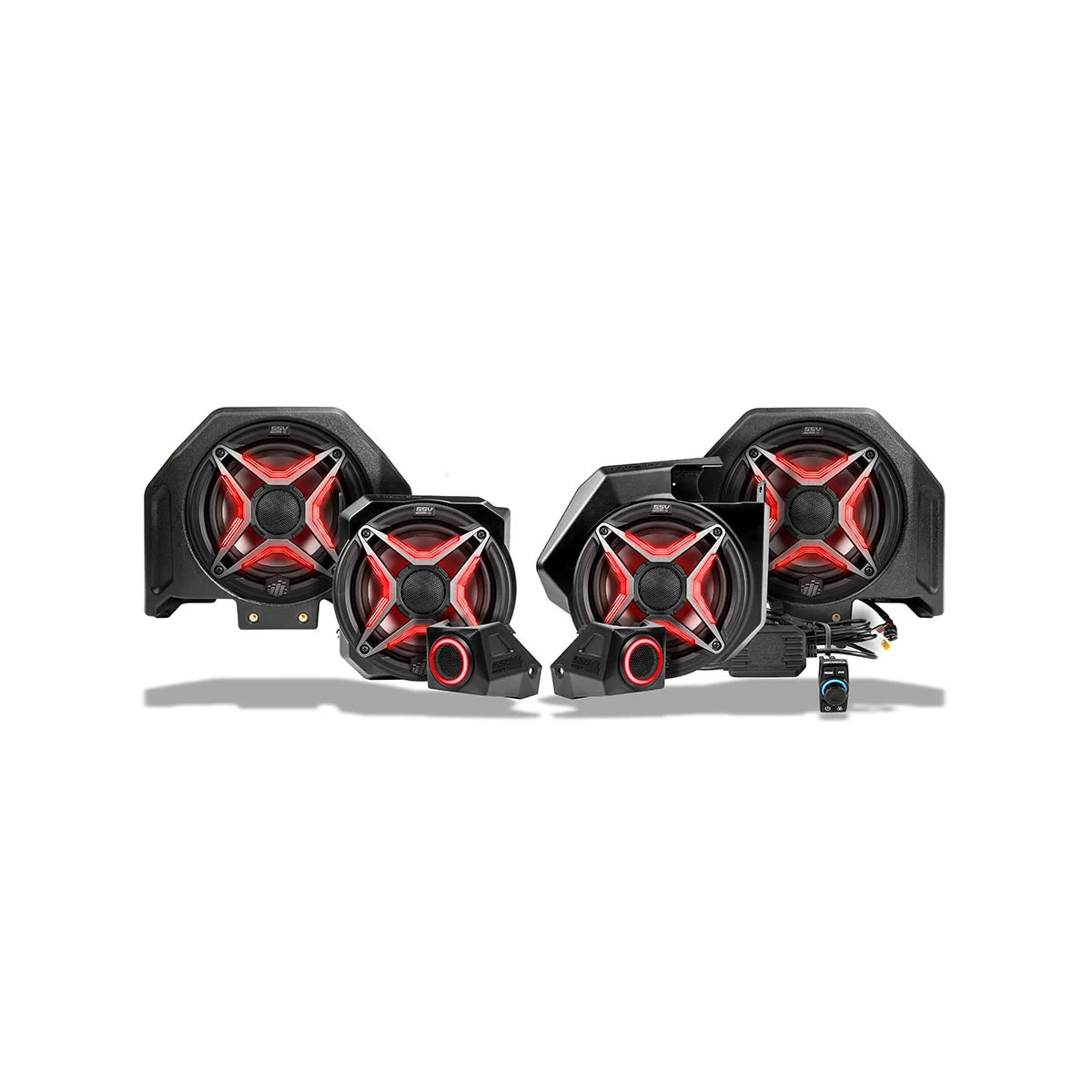 SSV Works UNPHASED-5 Plug & Play 6-Speaker Factory Audio Upgrade Kit - Polaris RZR Pro R (2026-2027) / Pro S / Pro XP (2027)