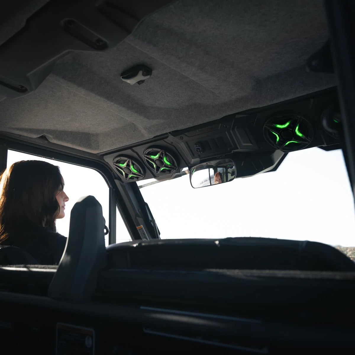 SSV Works 2026+ Can-Am Defender HD11 Phase-7 K-Spec 1650W 8-Speaker Audio Kit for BRP Touchscreen