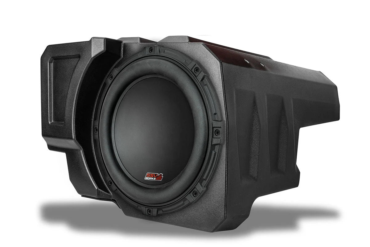 SSV Works 2020-2027 Polaris RZR Pro R / Pro S / Pro XP 4-Seat Rear-Seat 10" Subwoofer Enclosure