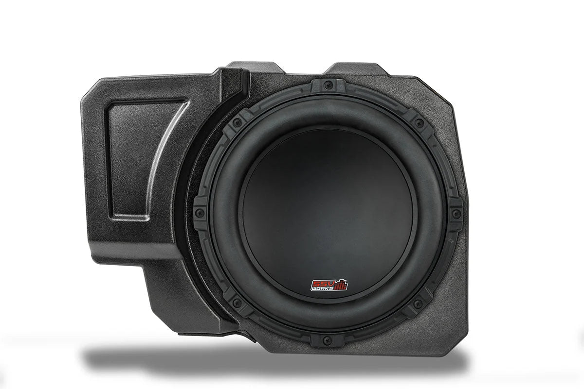 SSV Works 2020-2027 Polaris RZR Pro R / Pro S / Pro XP 4-Seat Rear-Seat 10" Subwoofer Enclosure