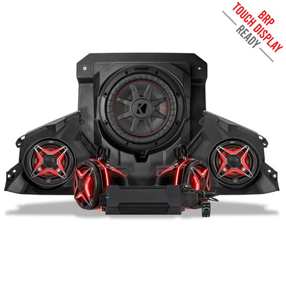 SSV Works 2024-2026 Can-Am Maverick R, Phase-4 V-Spec 1400watt 5-Speaker Stereo System