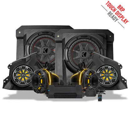 SSV Works 2024-2026 Can-Am Maverick R, Phase-6 K-Spec 1400watt 6-Speaker Stereo System with Kicker Horns