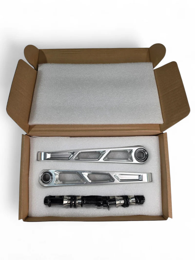2024+ CAN-AM MAVERICK R FRONT SWAY BAR LINKS ANODIZED (CLEAR)