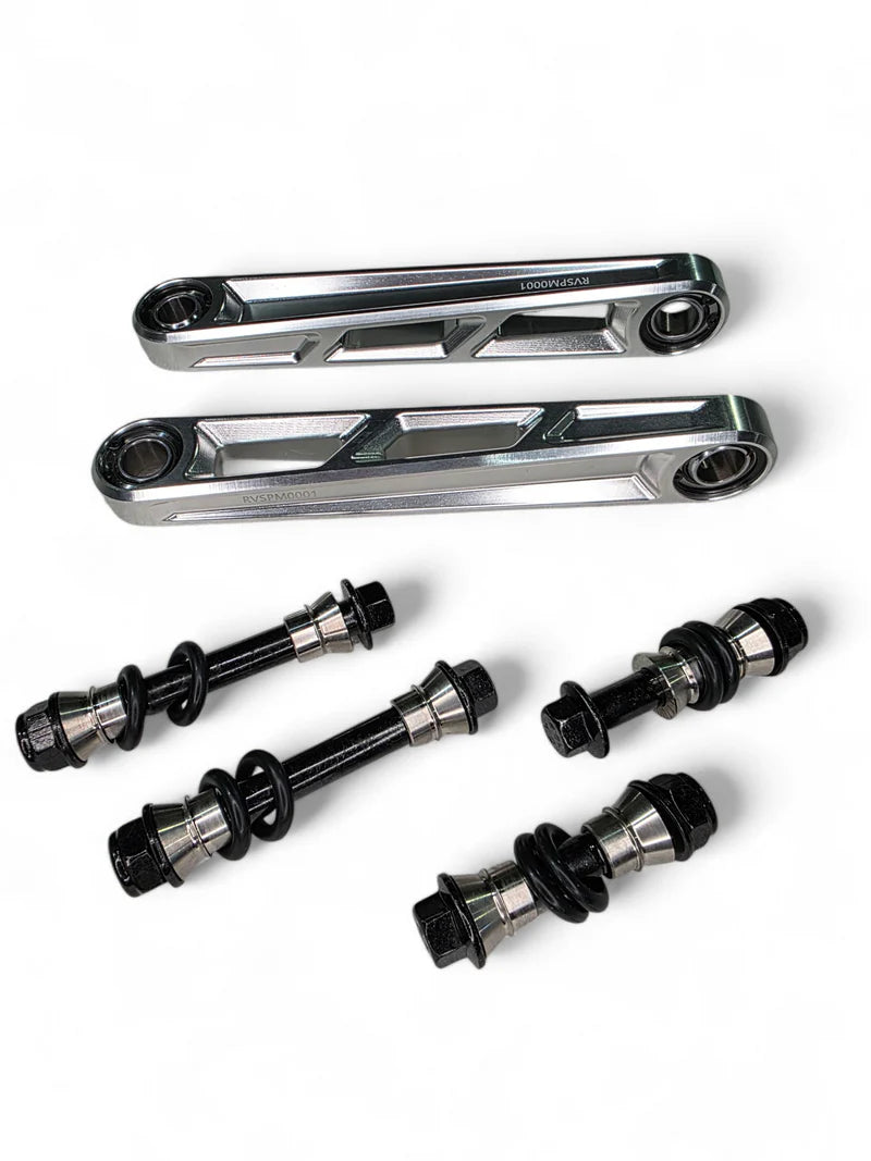 2024+ CAN-AM MAVERICK R FRONT SWAY BAR LINKS ANODIZED (CLEAR)