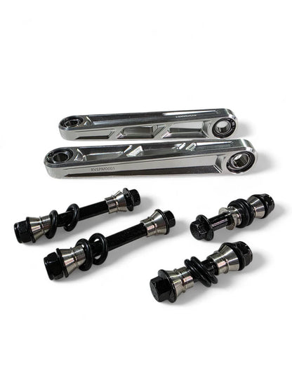 2024+ CAN-AM MAVERICK R FRONT SWAY BAR LINKS ANODIZED (CLEAR)