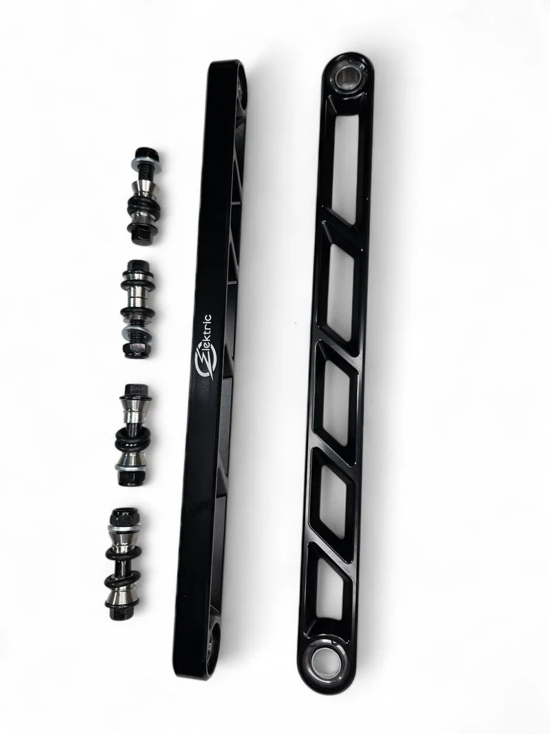 2024+ CAN-AM MAVERICK R REAR SWAY BAR LINKS ANODIZED BLACK