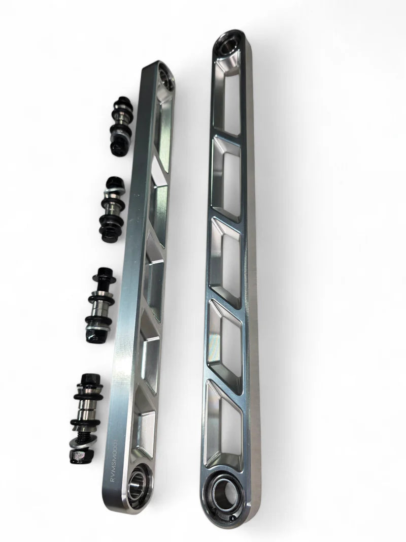 2024+ CAN-AM MAVERICK R REAR SWAY BAR LINKS ANODIZED CLEAR