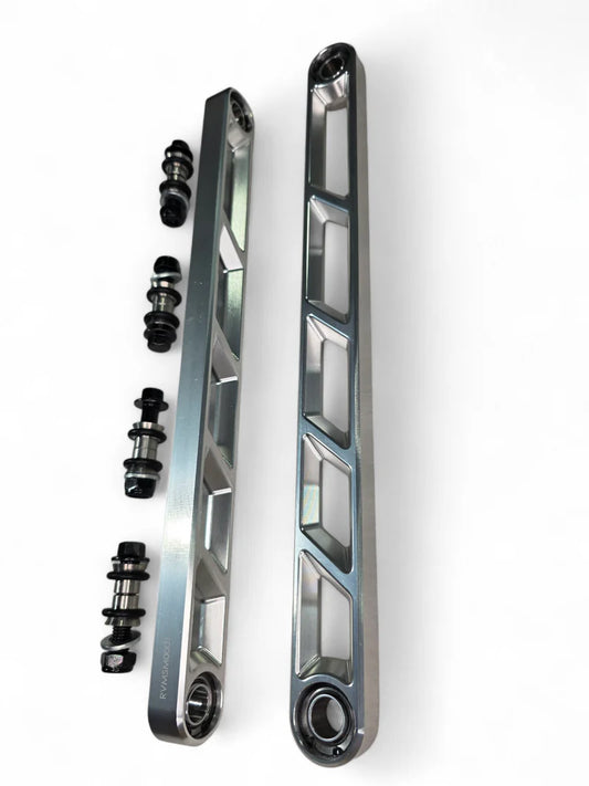 2024+ CAN-AM MAVERICK R REAR SWAY BAR LINKS ANODIZED CLEAR