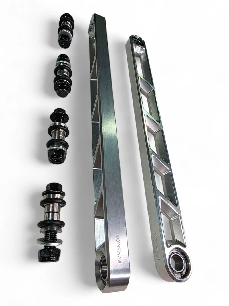 2024+ CAN-AM MAVERICK R REAR SWAY BAR LINKS ANODIZED CLEAR