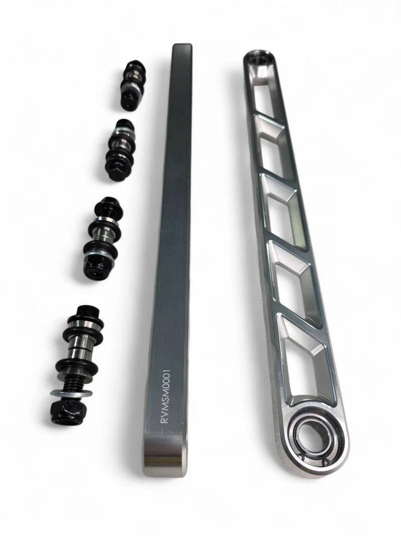2024+ CAN-AM MAVERICK R REAR SWAY BAR LINKS ANODIZED CLEAR