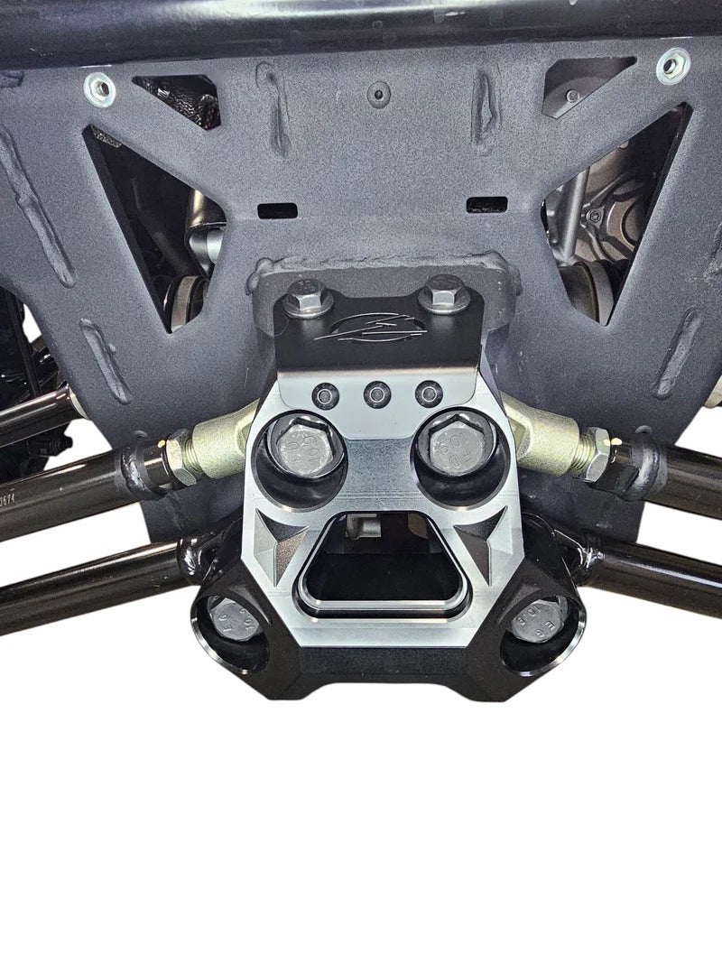 2024+ CAN-AM MAVERICK R BILLET RADIUS ROD PLATE (BLACK)