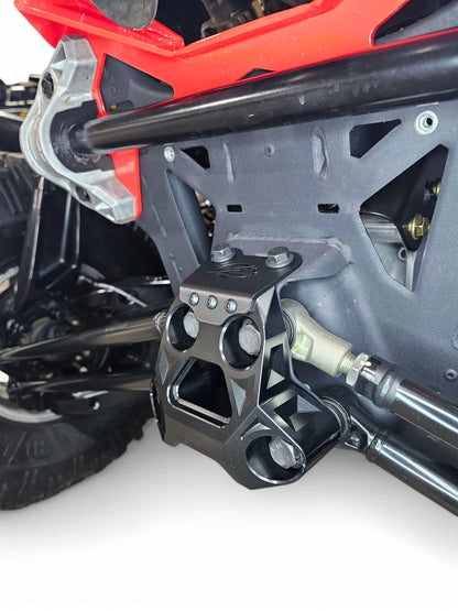 2024+ CAN-AM MAVERICK R BILLET RADIUS ROD PLATE (BLACK)
