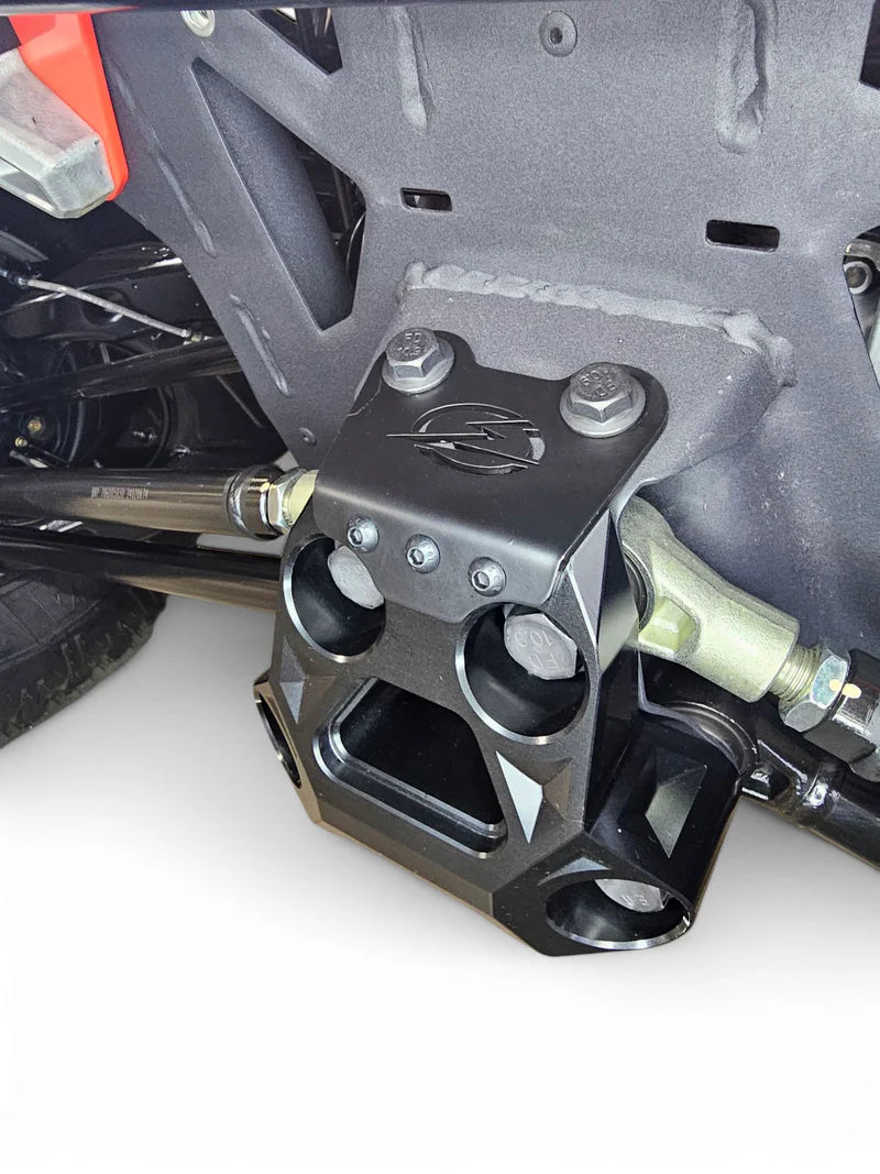 2024+ CAN-AM MAVERICK R BILLET RADIUS ROD PLATE (BLACK)