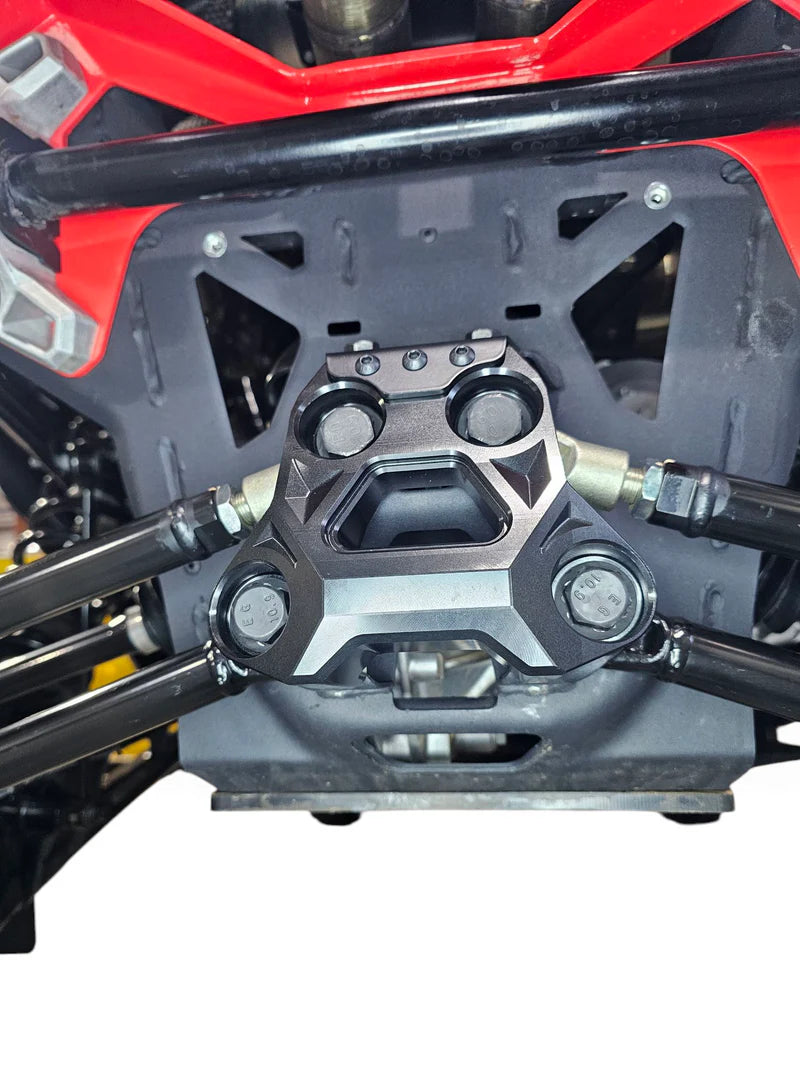 2024+ CAN-AM MAVERICK R BILLET RADIUS ROD PLATE (BLACK)