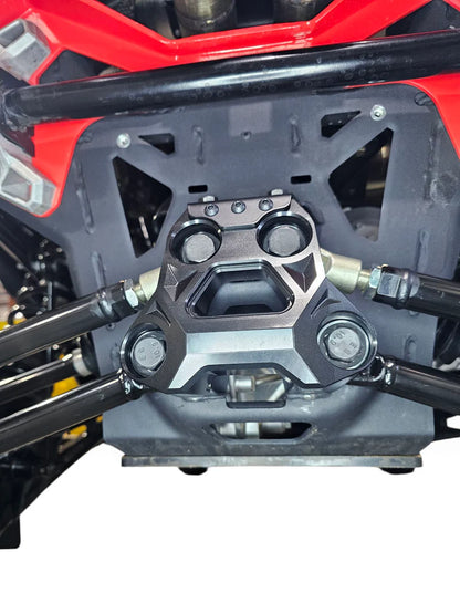 2024+ CAN-AM MAVERICK R BILLET RADIUS ROD PLATE (BLACK)
