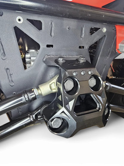 2024+ CAN-AM MAVERICK R BILLET RADIUS ROD PLATE (BLACK)