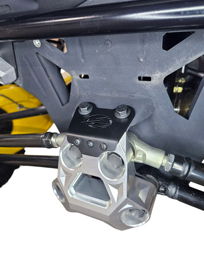 2024+ CAN-AM MAVERICK R BILLET RADIUS ROD PLATE (CLEAR)