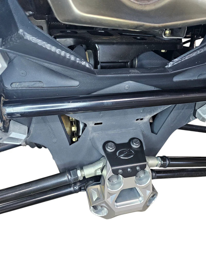 2024+ CAN-AM MAVERICK R BILLET RADIUS ROD PLATE (CLEAR)