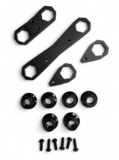 2024+ CAN-AM MAVERICK R REAR LINK NUT PLATE KIT