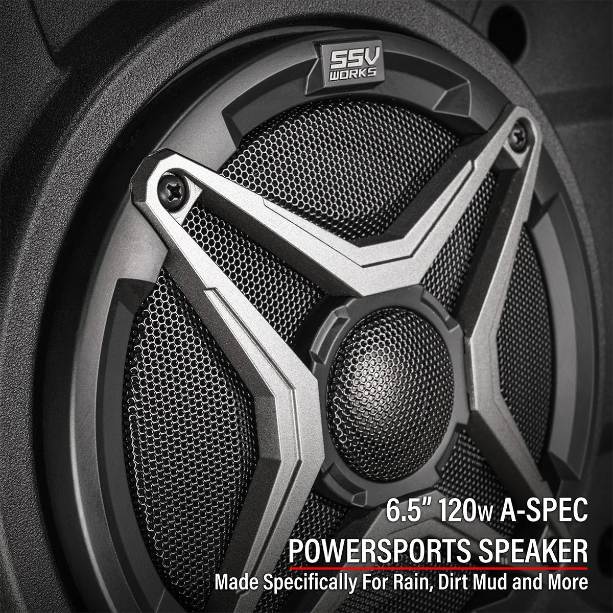 SSV Works 2024-2026 Polaris RZR XP 1000 2-Speaker Overhead Soundbar w/MRB3S Bluetooth Radio and Built-in Dome Light
