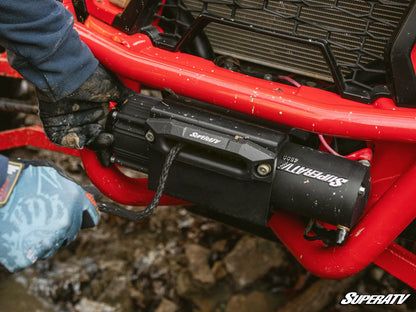 SuperATV Black Ops 2500 lb. UTV/ATV Winch | Wireless Remote & Synthetic Rope