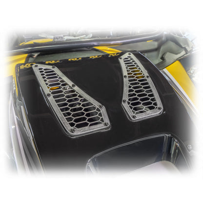 DRT CAN-AM 2024+ MAVERICK R HIGH IMPACT ABS HOOD SCOOP