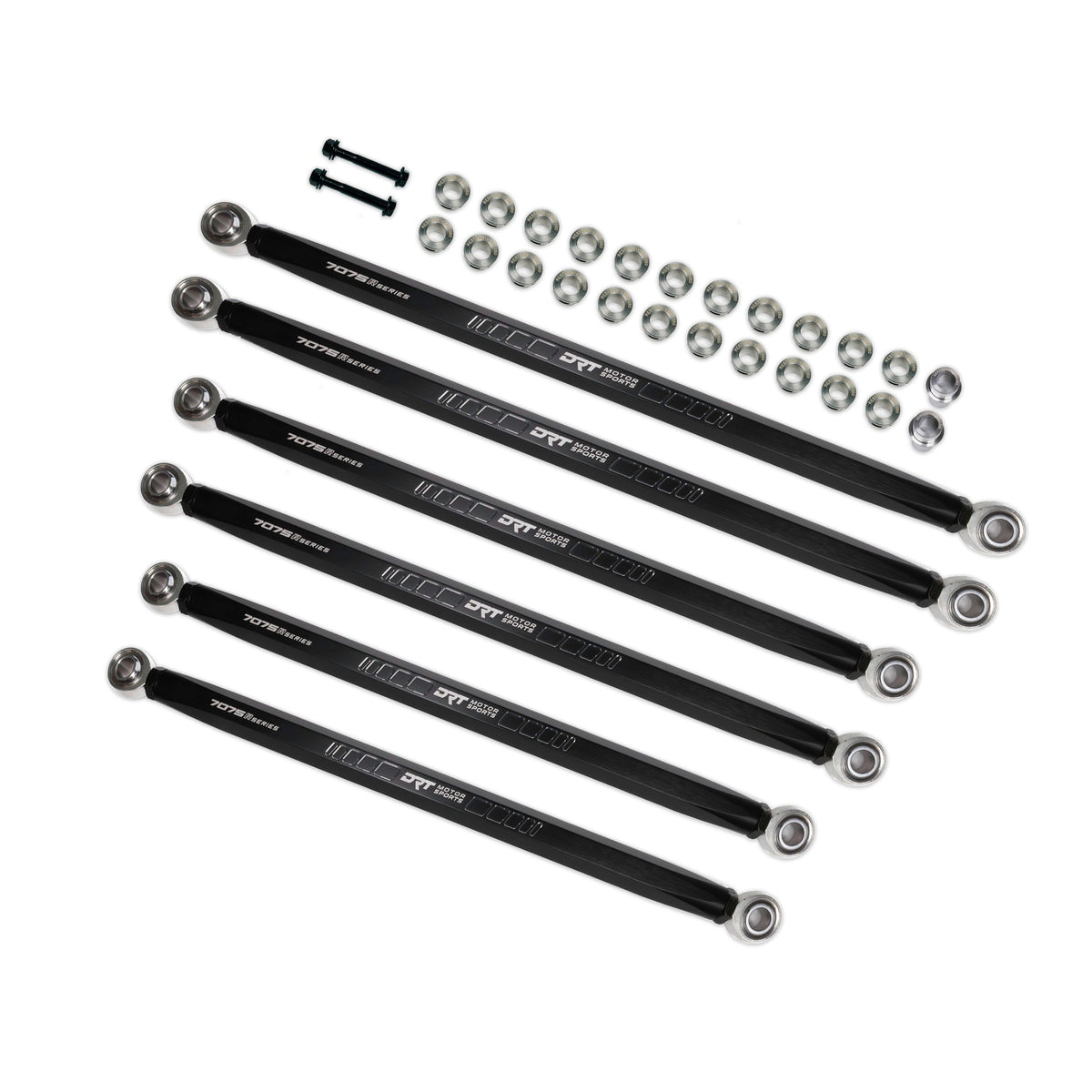 DRT Motorsports Billet Aluminum Race Series 7075 XD Hex Bar Radius Rod Set For Can Am Maverick R - view 2