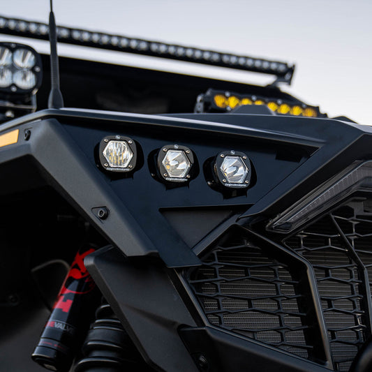 POLARIS S1 TRIPLE LED HEADLIGHT KIT - POLARIS RZR PRO XP 2020-24, PRO R/TURBO R 2022-24
