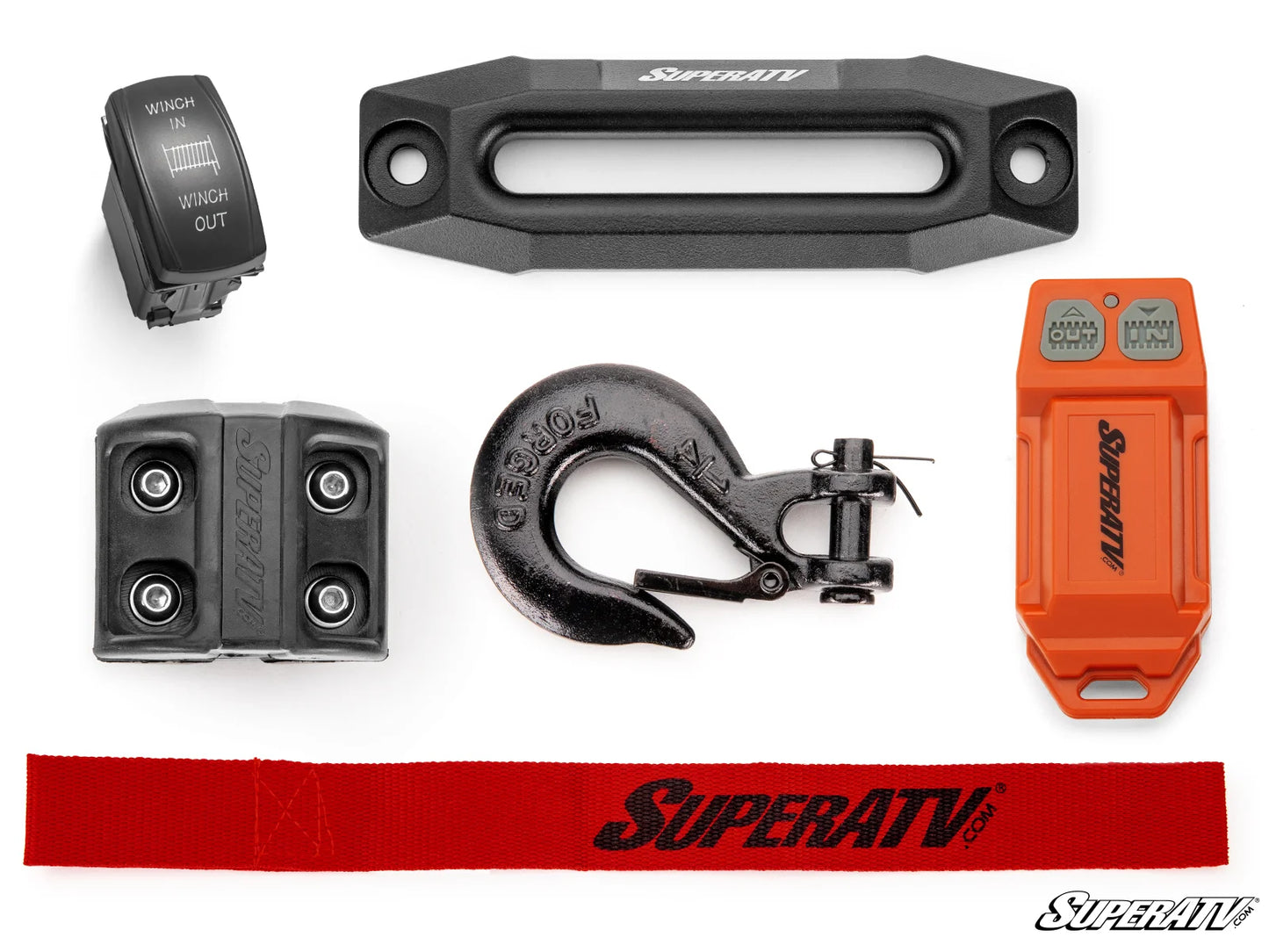SuperATV All-In-One Quick Connect Winch Kit With 6,000 LB Winch