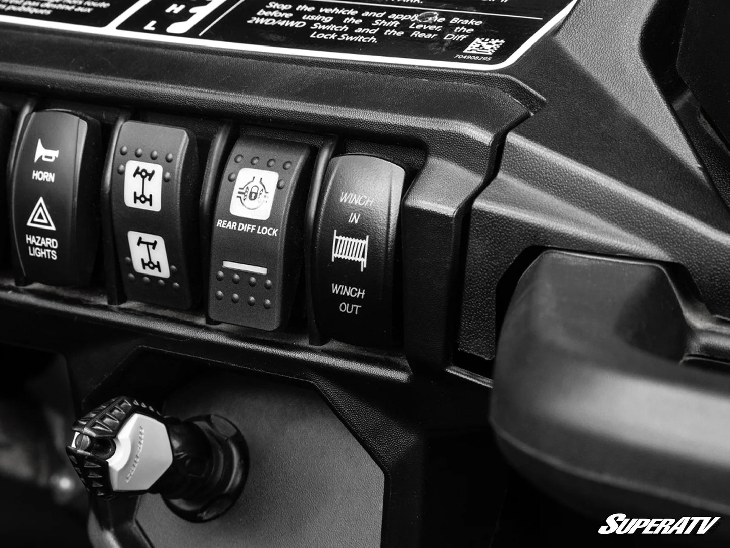6000 Lb. UTV/ATV WINCH (WITH WIRELESS REMOTE & SYNTHETIC ROPE)