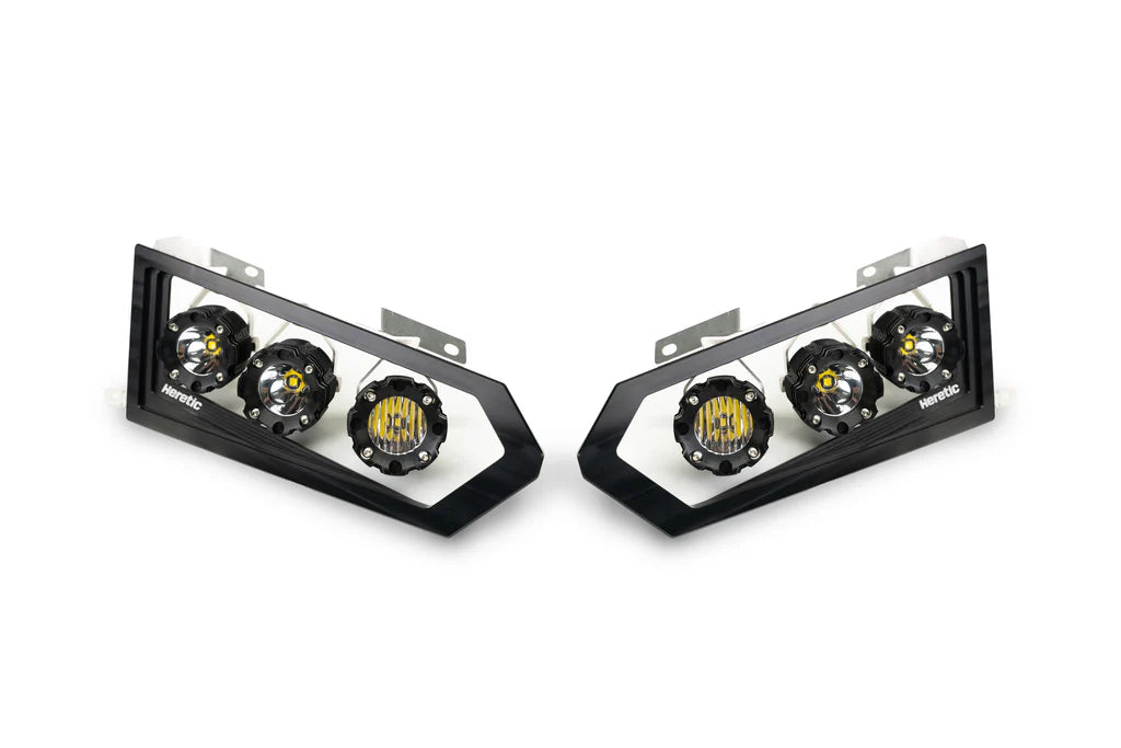 HERETIC POLARIS RANGER HEADLIGHTS (14-17; 18 SELECT MODELS)