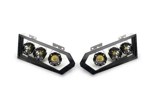 HERETIC POLARIS RANGER HEADLIGHTS (14-17; 18 SELECT MODELS)