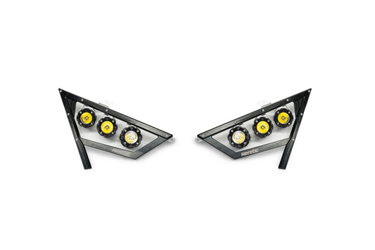 HERETIC POLARIS RZR HEADLIGHTS (PRO R/TURBO R/PRO XP)